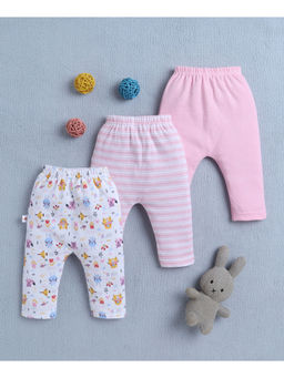 Bumzee - Multi-Color Baby Girls Pant (Pack of 3)