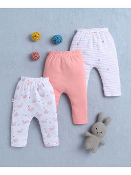Bumzee - Multi-Color Baby Girls Pant (Pack of 3)