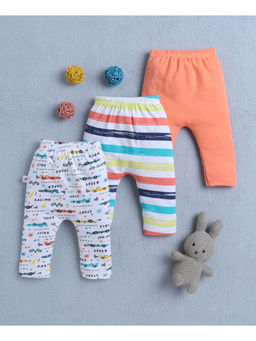 Bumzee - Multi-Color Baby Boys Pant (Pack of 3)