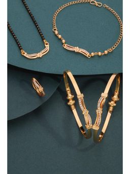 Gahan - Premium Mangalsutra with Bangles, Bracelet & Ring Set