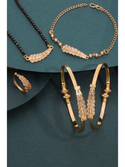 Gahan - Premium Mangalsutra with Bangles, Bracelet & Ring Set