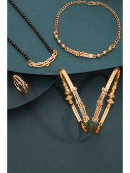 Gahan - Premium Mangalsutra with Bangles, Bracelet & Ring Set