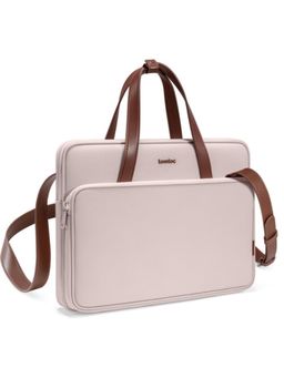 Tomtoc - Unisex Versatile-A12 Laptop Bag with Detachable Strap- Blush Pink