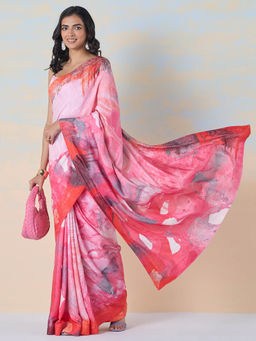 Navyasa By Liva - Dreamweaver Saree with Unstitched Blouse