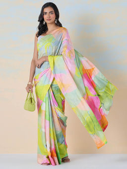 Navyasa By Liva - Dreamweaver Saree with Unstitched Blouse