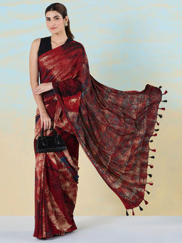 Navyasa By Liva - Artisan Radiance Saree with Unstitched Blouse