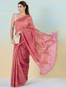 Navyasa By Liva - Tapestry Hues Saree with Unstitched Blouse