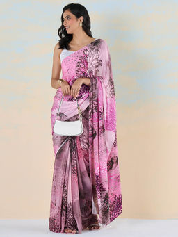 Navyasa By Liva - Beach Bliss Saree with Unstitched Blouse