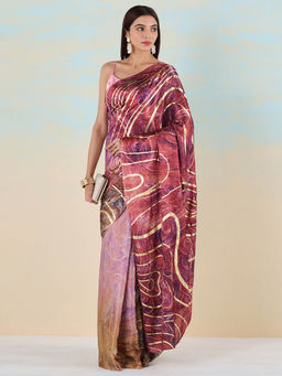 Navyasa By Liva - Timber Echoes Saree with Unstitched Blouse