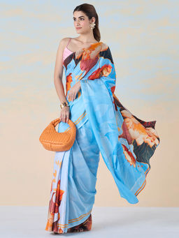 Navyasa By Liva - Floating Dreams Saree with Unstitched Blouse
