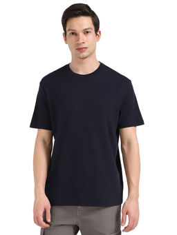 Calvin Klein - Men Navy Blue Solid T-Shirt