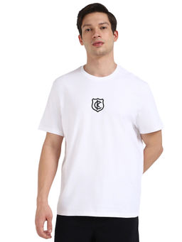 Calvin Klein - Men White Solid T-Shirt
