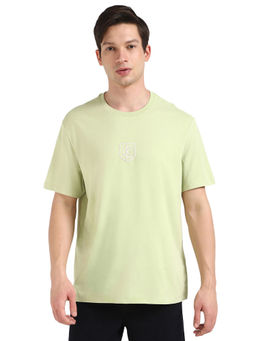 Calvin Klein - Men Green Solid T-Shirt