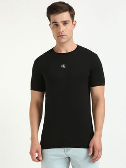Calvin Klein - Men Black Solid T-Shirt