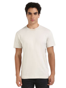 Calvin Klein - Men White Plain T-Shirt