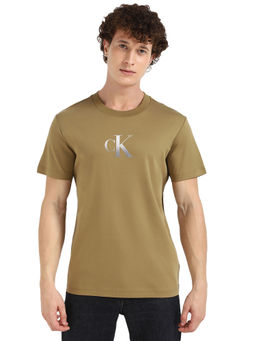 Calvin Klein - Men Olive Solid T-Shirt