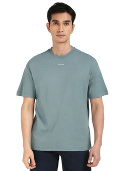 Calvin Klein - Men Blue Solid T-Shirt