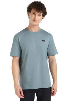 Calvin Klein - Men Blue Solid T-Shirt
