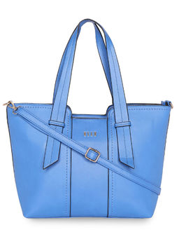 ELLE - Blue Solid Tote Bag