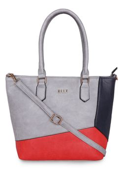 ELLE - Grey Solid Tote Bag