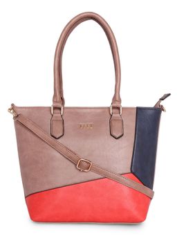 ELLE - Multi-Color Solid Tote Bag