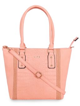 ELLE - Coral Patterned Tote Bag