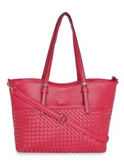 ELLE - Red Solid Tote Bag