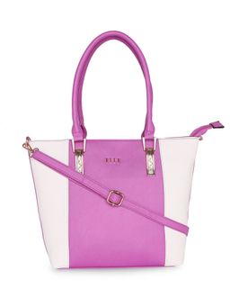 ELLE - Purple Solid Tote Bag