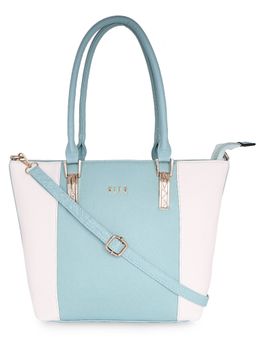 ELLE - Blue Solid Tote Bag