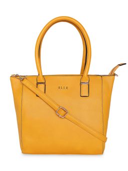 ELLE - Mustard Solid Tote Bag