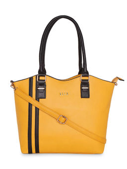 ELLE - Mustard Solid Tote Bag