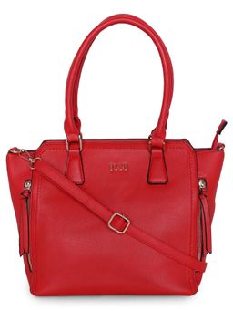 ELLE - Red Solid Tote Bag