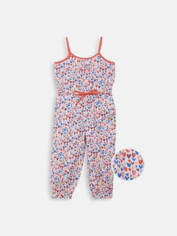 Elle Kids - Multi-Color Shoulder Straps Jumpsuit