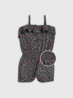 Elle Kids - Olive Printed Jumpsuit