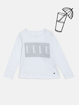 Elle Kids - White round neck T-Shirt