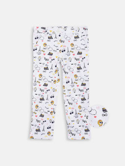 Elle Kids - Multi-Color Printed Trouser