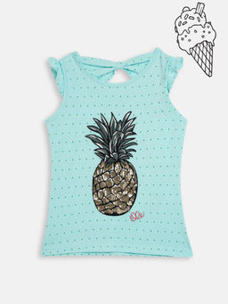 Elle Kids - Blue Printed T Shirts