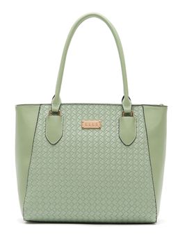 ELLE - Green Patterned Tote Bag