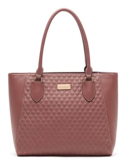 ELLE - Brown Patterned Tote Bag