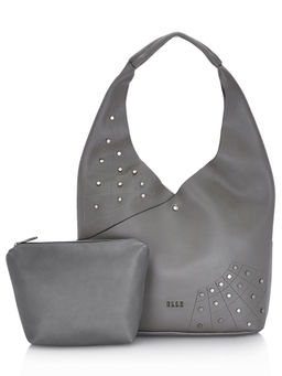 ELLE - Grey Solid Handbag