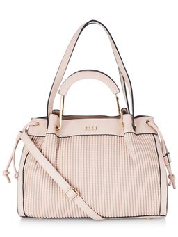 ELLE - Pink Solid Satchel Handbag