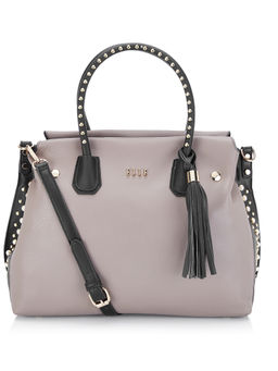 ELLE - Grey Solid Satchel Handbag