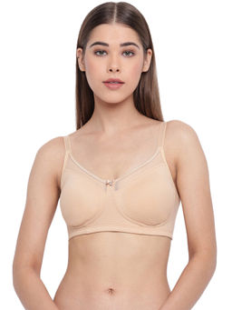 Enamor - A030 Bounce Control Cotton Classic Bra - Beige