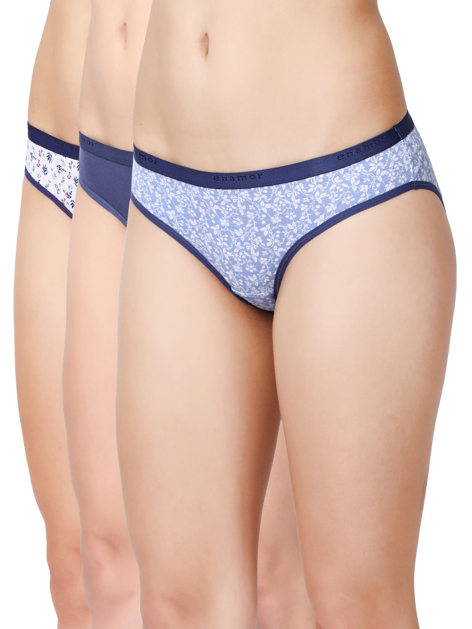 Enamor CR01 Low Waist Cotton Panty-Pack 