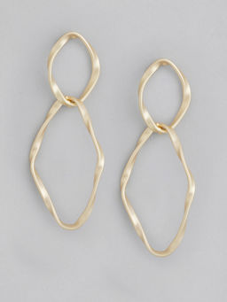 Twenty Dresses by Nykaa Fashion - Links Of Gold Earrings