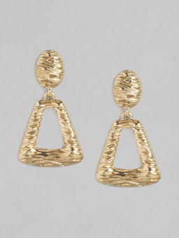 Twenty Dresses by Nykaa Fashion - Traces Of Gold Earrings