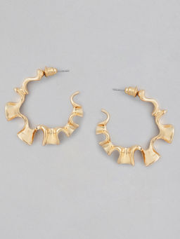 Twenty Dresses by Nykaa Fashion - Do The Twist Hoop Earrings