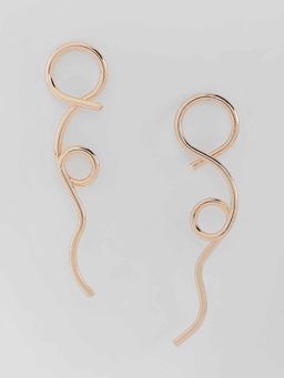 Twenty Dresses by Nykaa Fashion - On The Curved Path Earrings