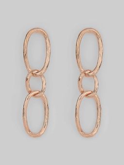 Twenty Dresses by Nykaa Fashion - The Strong Bond Gold Earrings