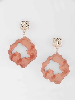 Twenty Dresses by Nykaa Fashion - Rocks Of Gold Earrings